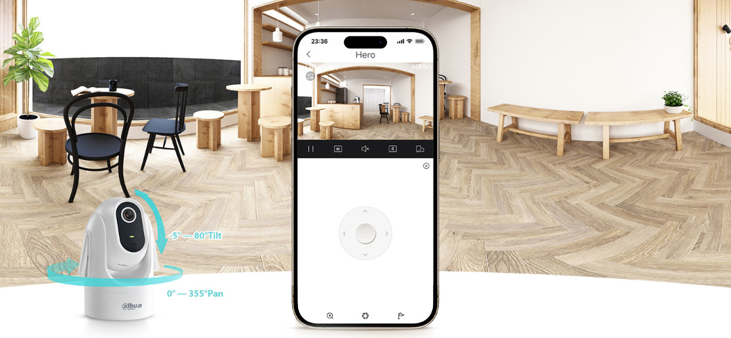 Obrotowa głowica H4C Dahua Obrotowa głowica H4C Dahua